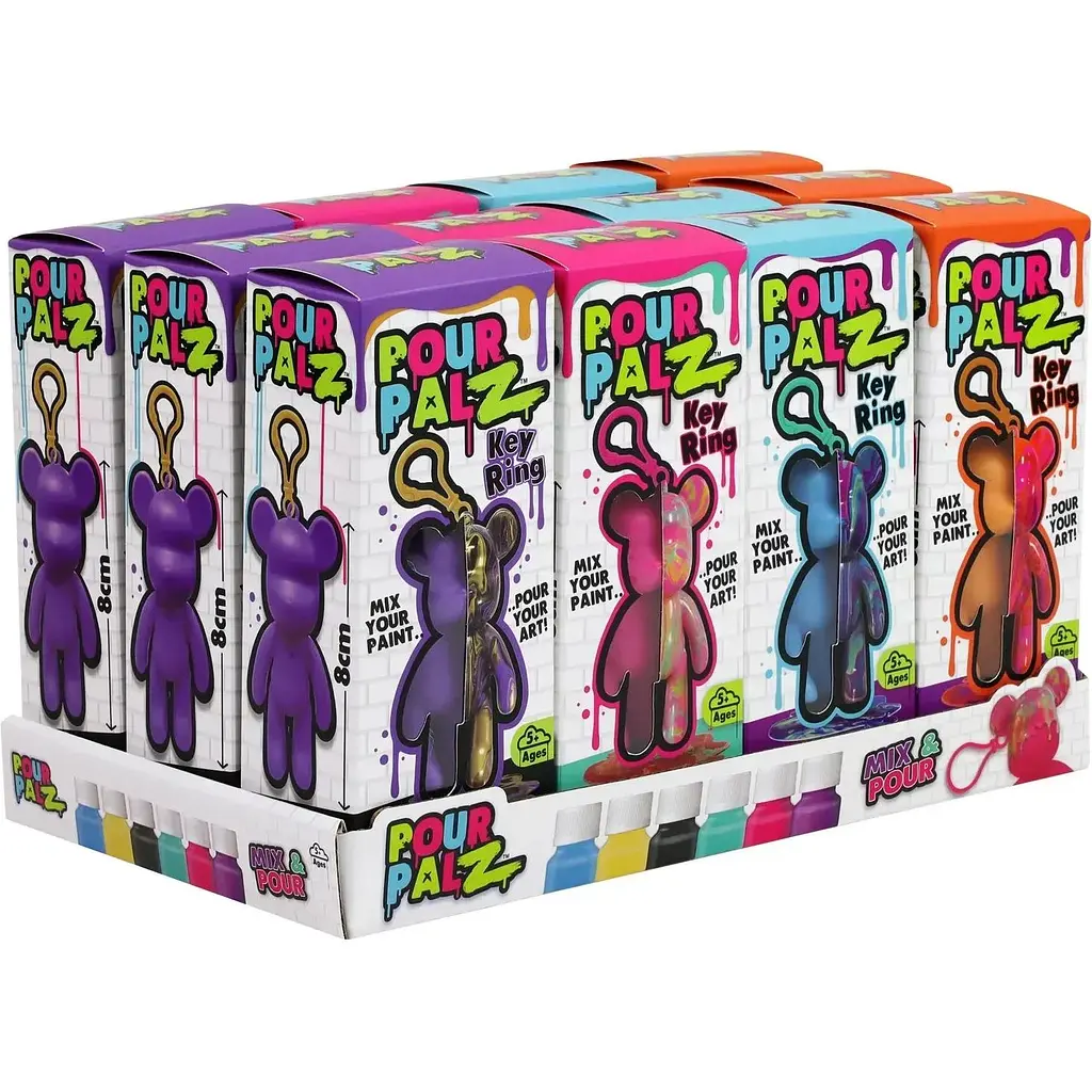 Набір для творчості ToyMonster Флюїд Арт Брелок Ведмедик S3 (GS-G88822) - фото 30