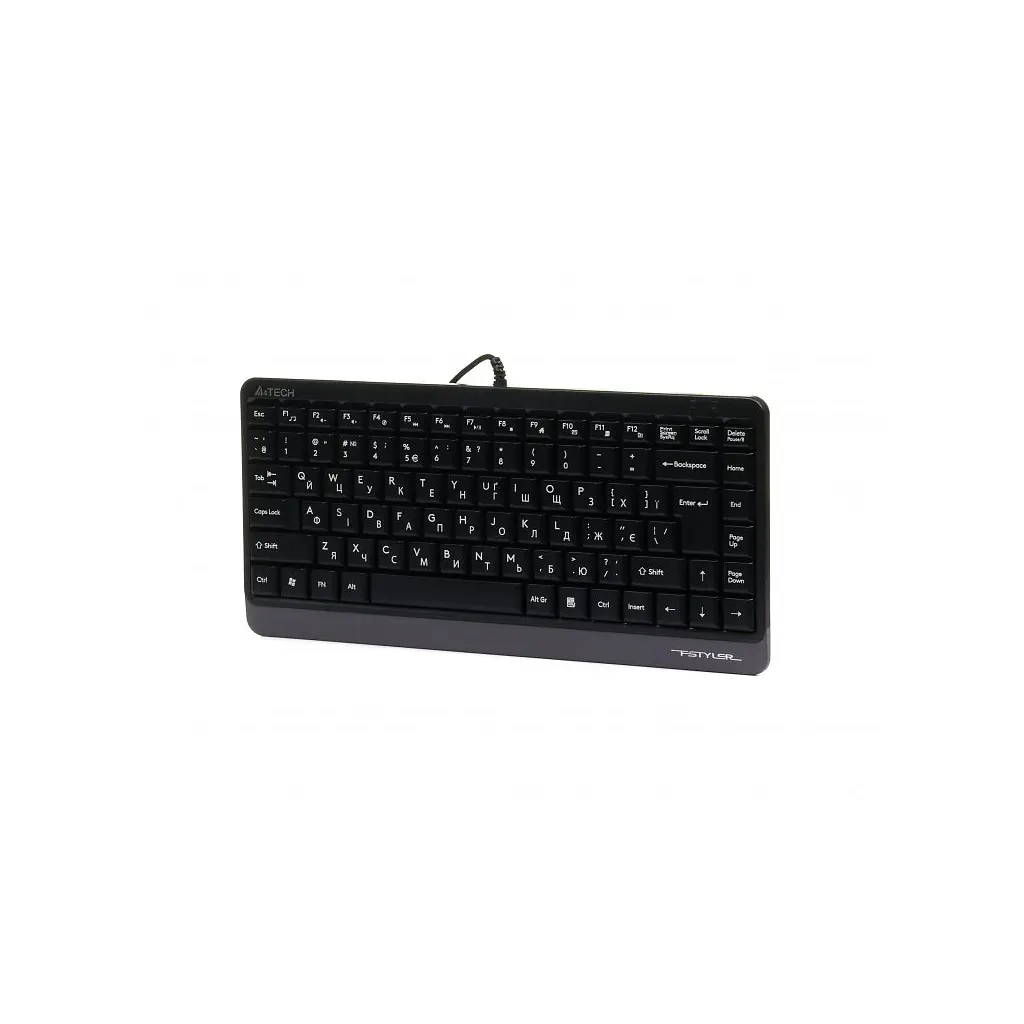 Клавиатура A4Tech FK11 Fstyler Compact Size USB Grey (FK11 USB (Grey)) - фото 2