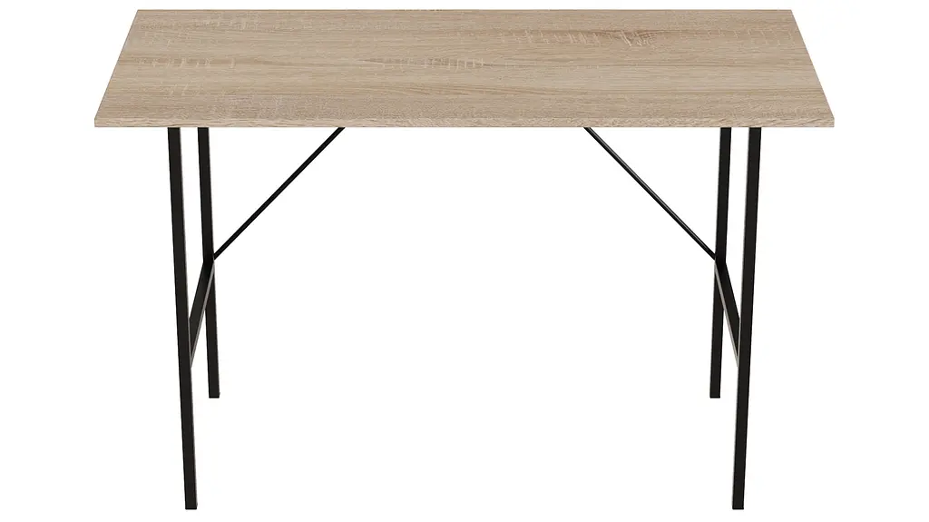 Стіл письмовий Line Тайм Ferrum-decor 750x1000x600 Чорний метал ДСП Дуб Сонома 16 мм (FRD-104874) - фото 6