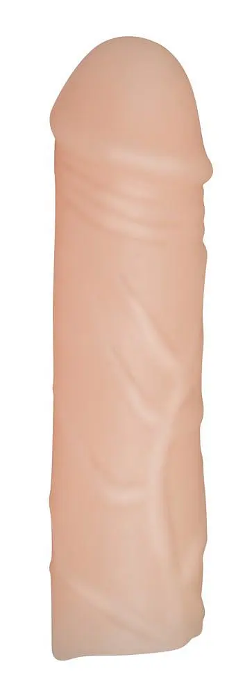 Насадка на пеніс Nature Skin Penis Sleeve 15.5 см тілесний - фото 3