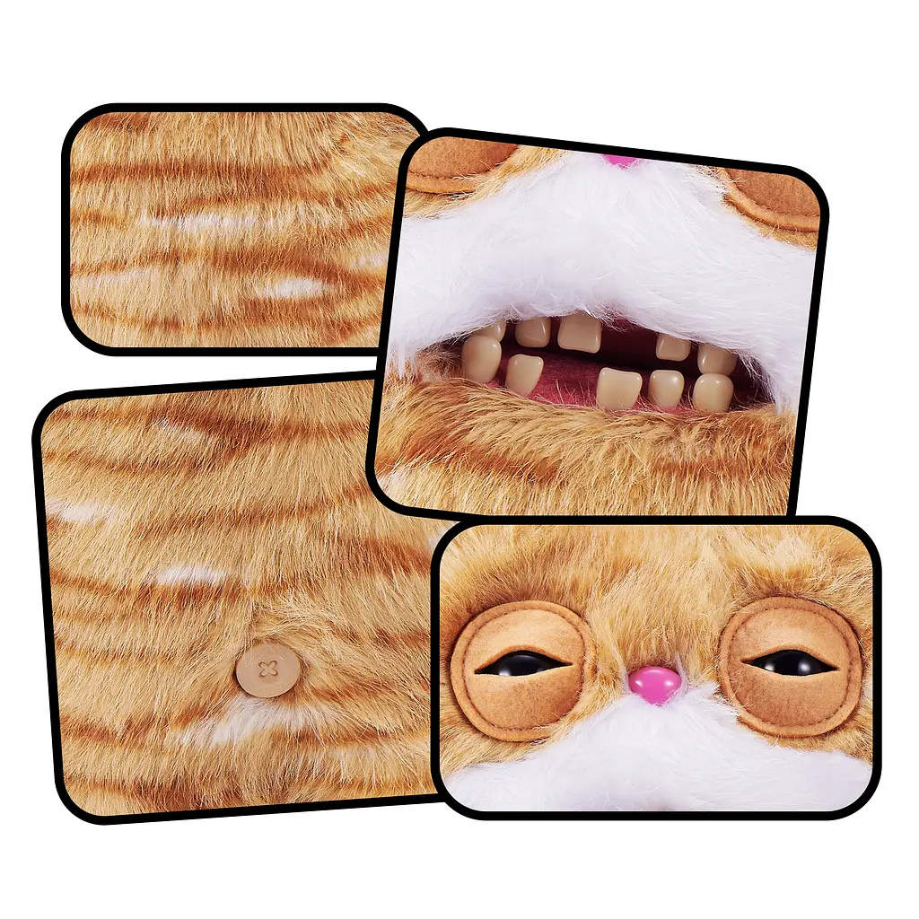 Мягкая игрушка Fuggler Alley Cats Рыжик Ворчун 22 см (15752H) - фото 2