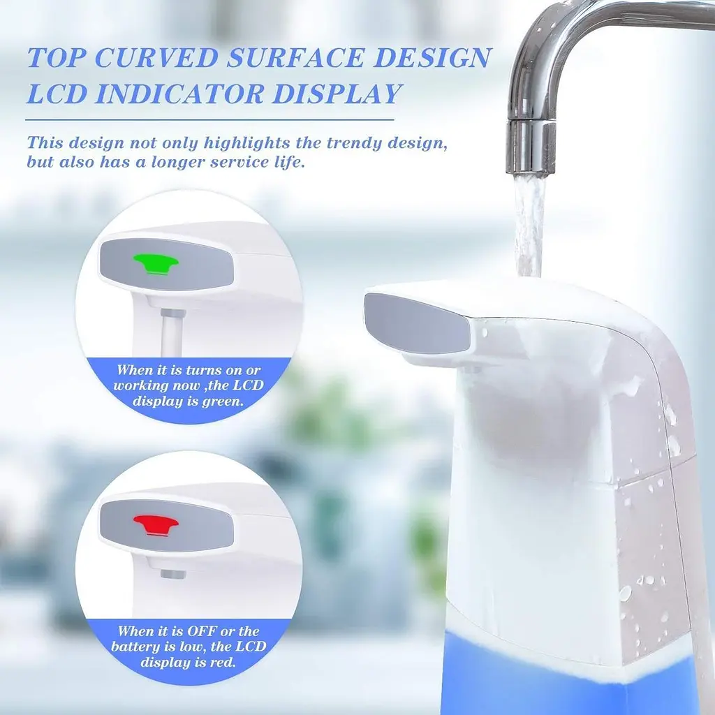 Диспенсер для мила Auto Foaming Soap Dispenser - сенсорний дозатор для рідкого мила auto foaming hand wash - фото 6