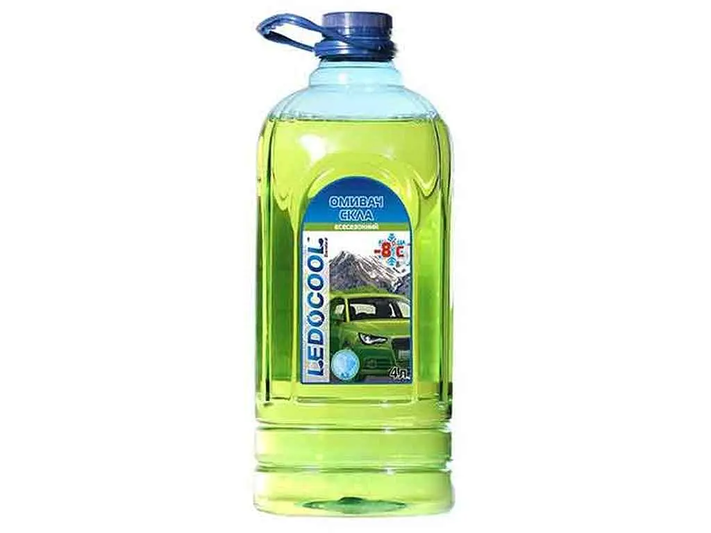 Рідина для омивання скла LEDOCOOL всесезонний 4л -8°С
