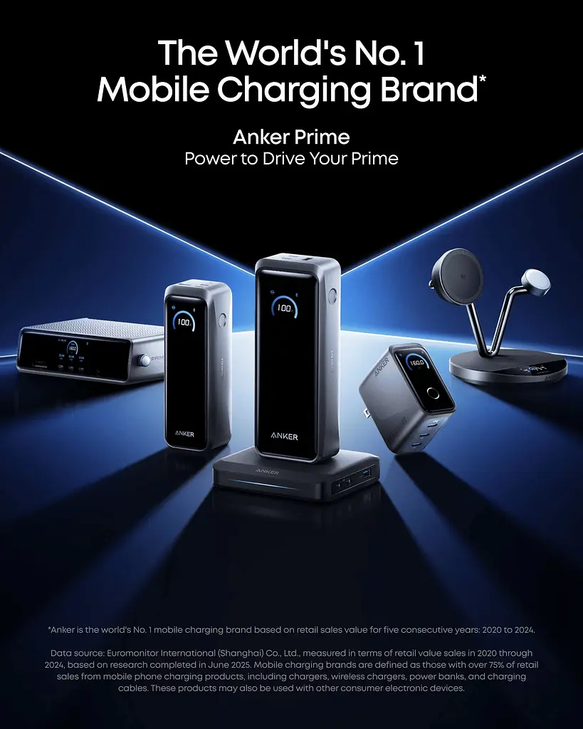 Мережевий зарядний пристрій Anker Charging Base for Anker Prime 150W Black (A1903G11) - фото 8