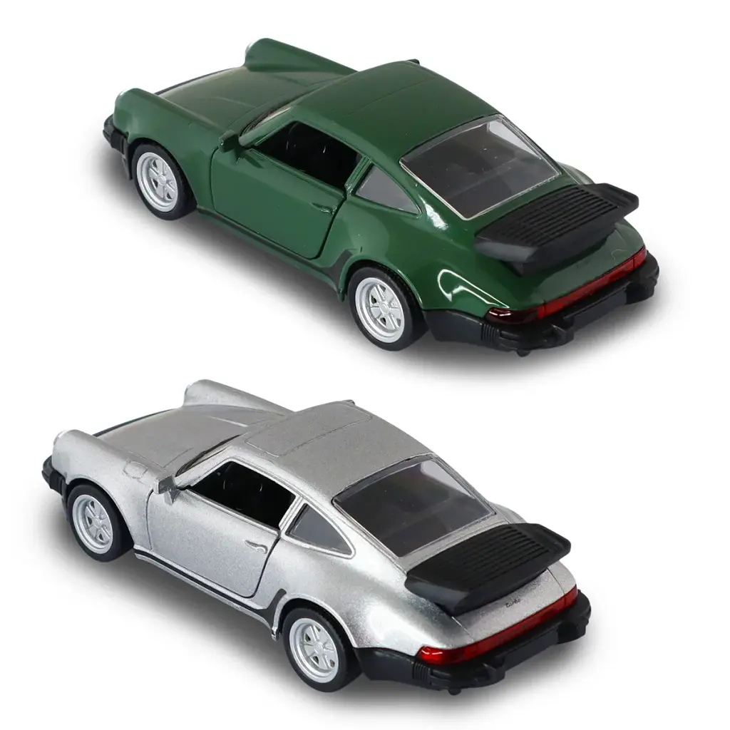 Автомодель - PORSCHE 911 TURBO 3.3 1978 (сірий, темно-зелений) - фото 7