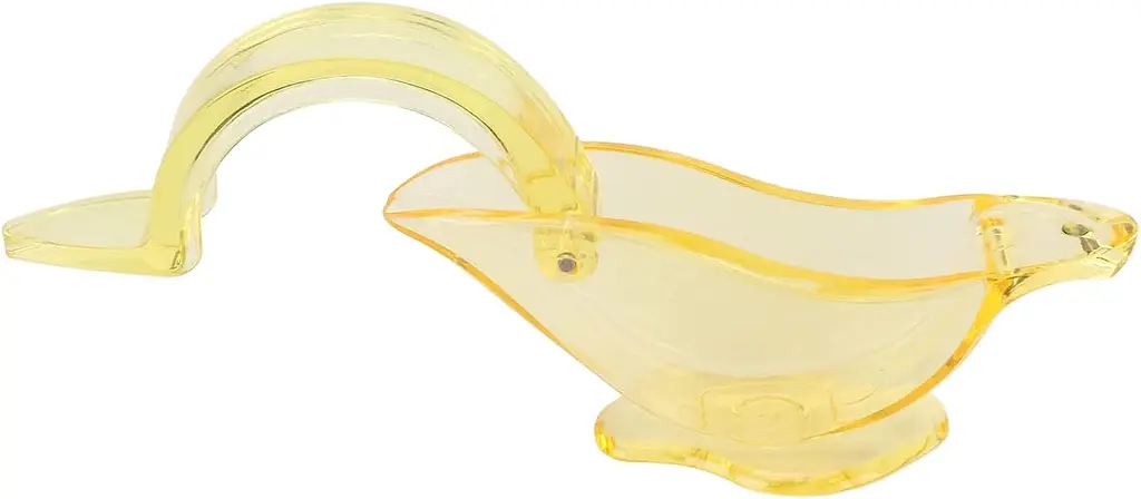 Соковыжималка ручная Birdie Juicer Manual juicer сквизер, пресс для кусочков лимона, лайма, долек цитрусовых, Yellow - фото 7