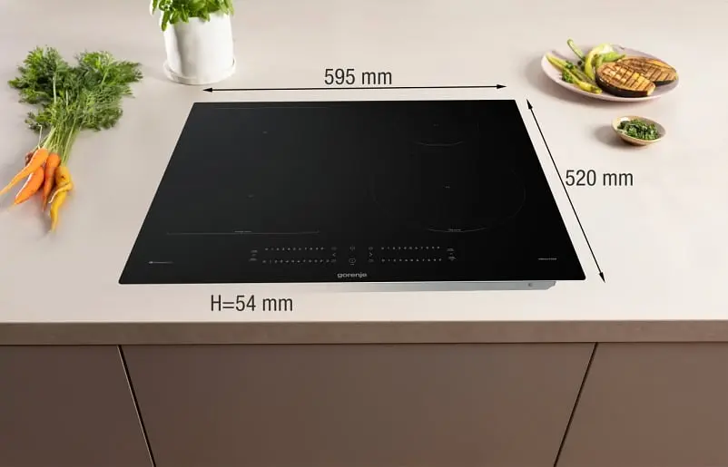 Варильна поверхня Gorenje індукційна 60 см PowerBoost SliderTouch збільшена площа приготування чорний - фото 2