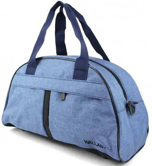 Сумка спортивна Wallaby 16 л 43x25x20 см поліестер блакитна - фото 3
