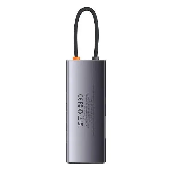 Хаб - док-станция Baseus Metal Gleam Series 6-in-1 Type-C Hub WKWG030213 - фото 2