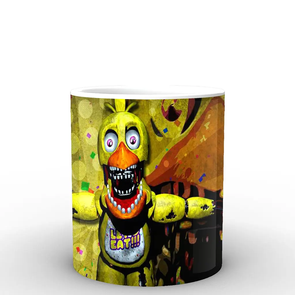 Кухоль GeekLand Five Nights At Freddys П'ять ночей з Фредді Чіка FN.02.066 330 мл білий - фото 3