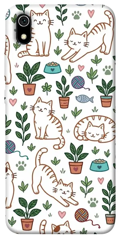 TPU чохол Demsky Cats pattern для Xiaomi Redmi 7A