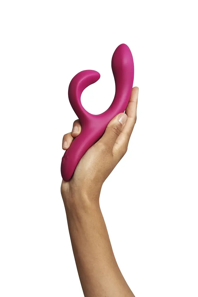 Смарт вібратор-кролик We-Vibe Nova Fuchsia, ергономічний, регульований кут нахилу стовбура - фото 11