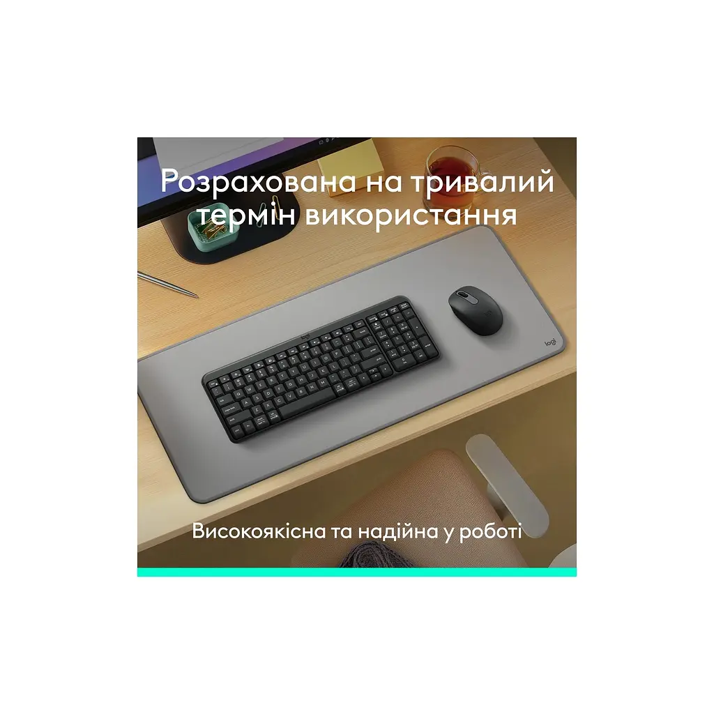 Клавіатура Logitech K250 Bluetooth UA Graphite (920-013822) - фото 3