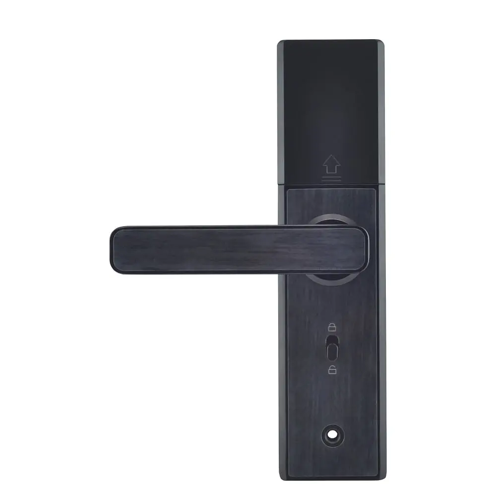 Замок біометричний автономний Trinix TRL-5108BTF Black Right з Bluetooth, зчитувачем відбитків пальців і карт Mifare (65-00029) - фото 4