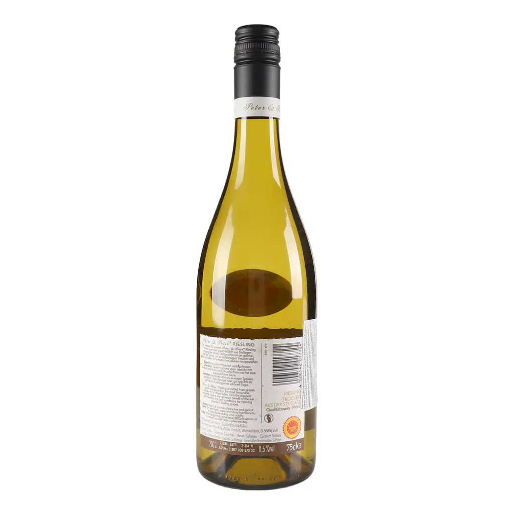 Вино Peter & Peter Riesling Aus der Steillage Trocken, біле, сухе, 0,75 л - фото 3
