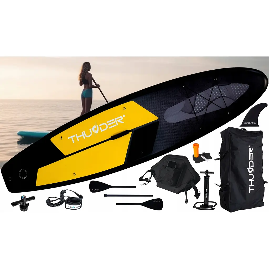 Надувна дошка SUP THUNDER Raven 320 см з веслом - фото 2