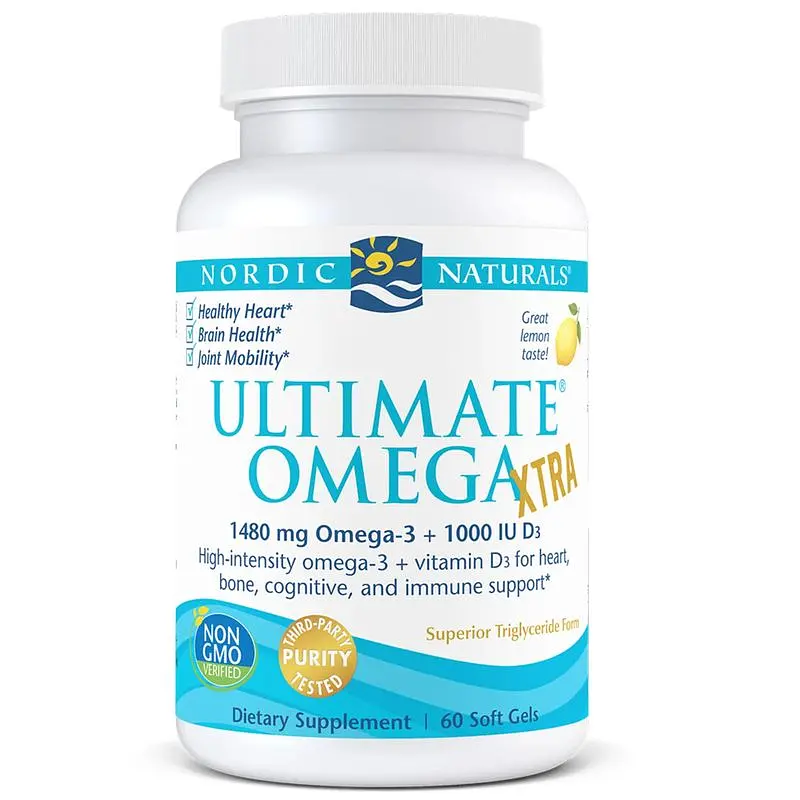 Жирні кислоти Nordic Naturals Ultimate Omega Xtra, 60 капсул - фото 2
