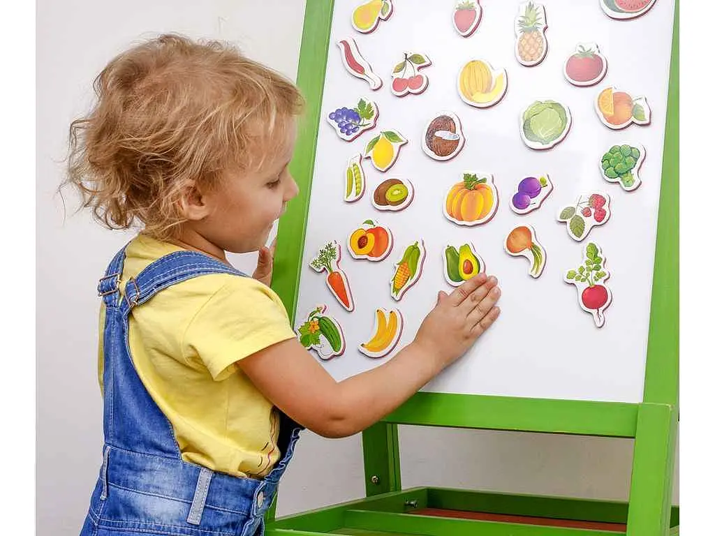 Набір магнітів VLADI TOYS "Мій маленький світ. Фрукти, Овочі" VT3106-11 - фото 4