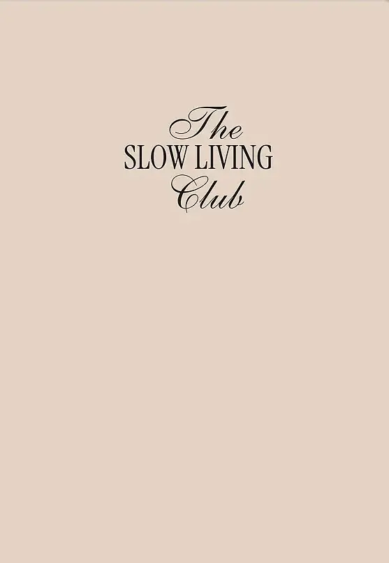 Блокнот «Slow Living Club»