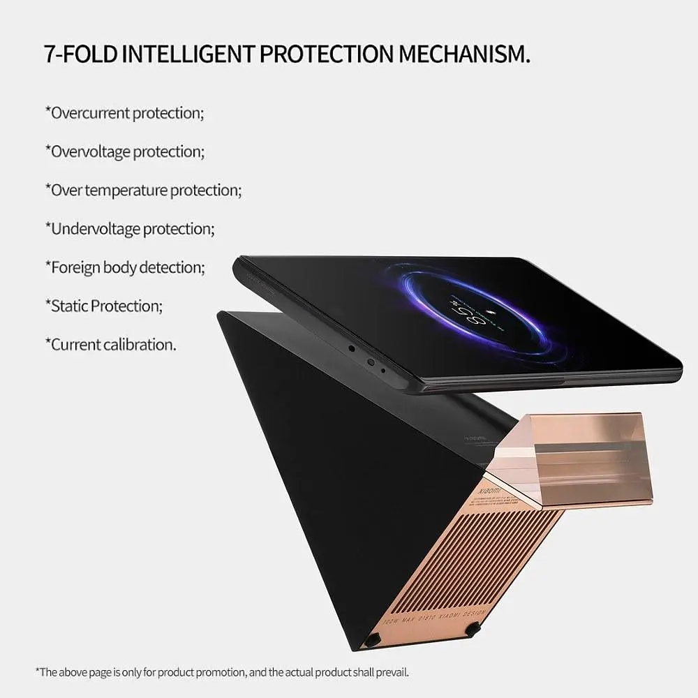 Беспроводное зарядное Xiaomi 100 W Wireless Charging Stand Set (MDY-13-EL) - фото 5