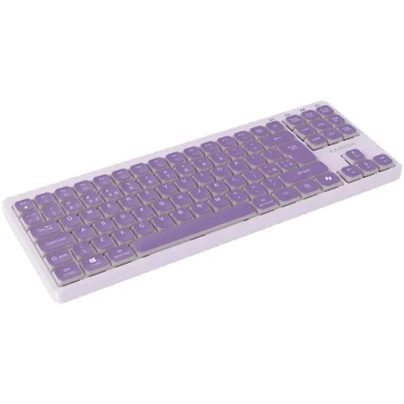 Клавіатура Canyon OnType 10 TKL Mechanical Silent Low-profile USB UA Violet (CNS-HKB10V) - фото 3