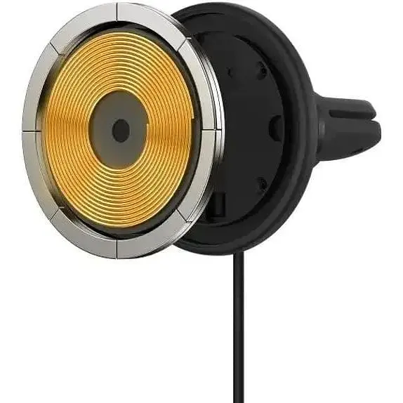 Автотримач з бездротовою зарядкою Baseus CW01 Magnetic Wireless 15 W (+ АЗП Type-c 25 W) Claw Editon Black - фото 4
