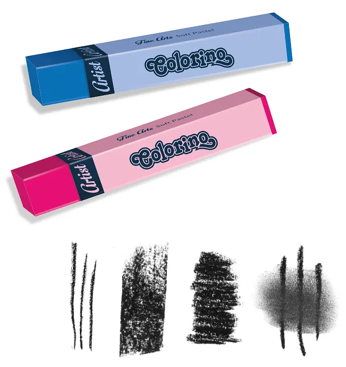 Олівці пастельні Colorino Рremium Artist сухі 12 кольорів 12 шт (65238PTR) - фото 2