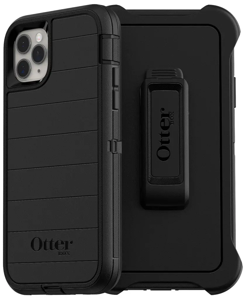 Чохол протиударний з кліпсою OtterBox Defender Pro 77-62625 для iPhone 11 Pro Max (6.5") Black