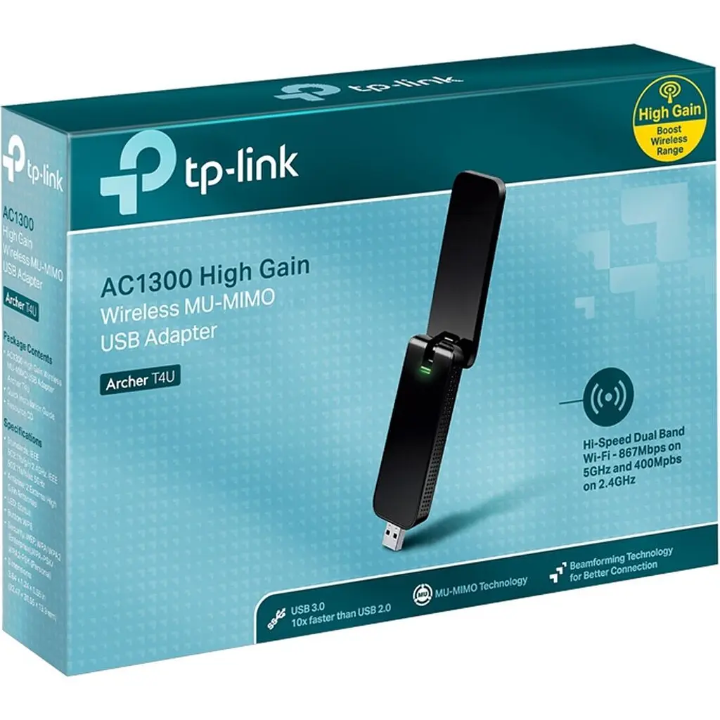 Wi-Fi адаптер TP-Link Archer T4U V3 [136840] - фото 3