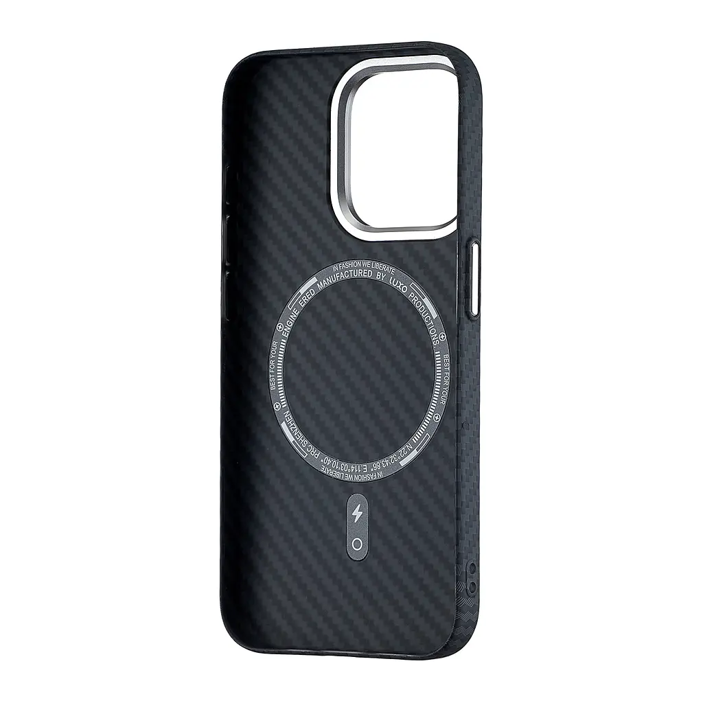 Чохол Luxo Free Air CarBon with MagSafe iPhone 15 PRO Black - фото 3