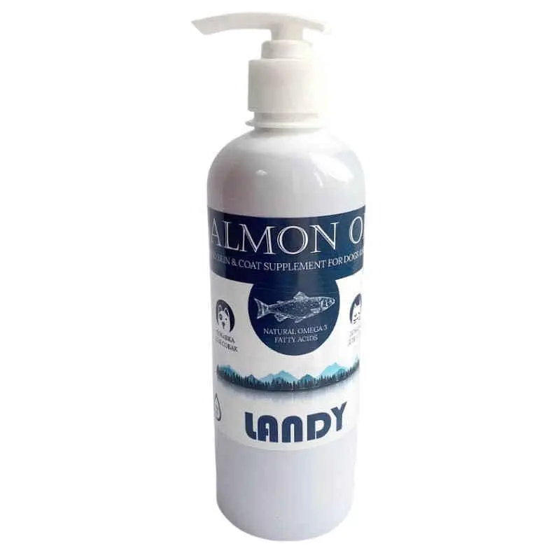 Олія лосося Landy Salmon Oil для собак і котів 500 мл