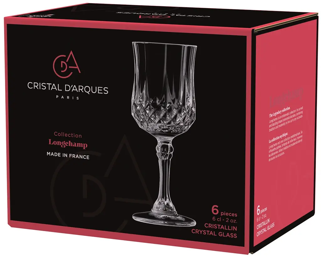 Набір чарок Cristal d'Arques Paris Longchamp (6672179) - фото 4