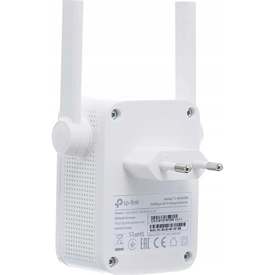 Ретранслятор Wi-Fi сигнала TP-Link TL-WA855RE [106814] - фото 7