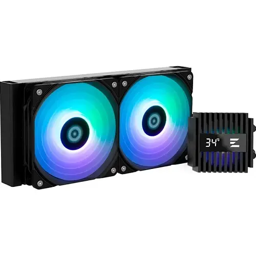 Система рідинного охолодження Zalman Alpha 2 A24, Black (ALPHA2A24BLACK) - фото 2