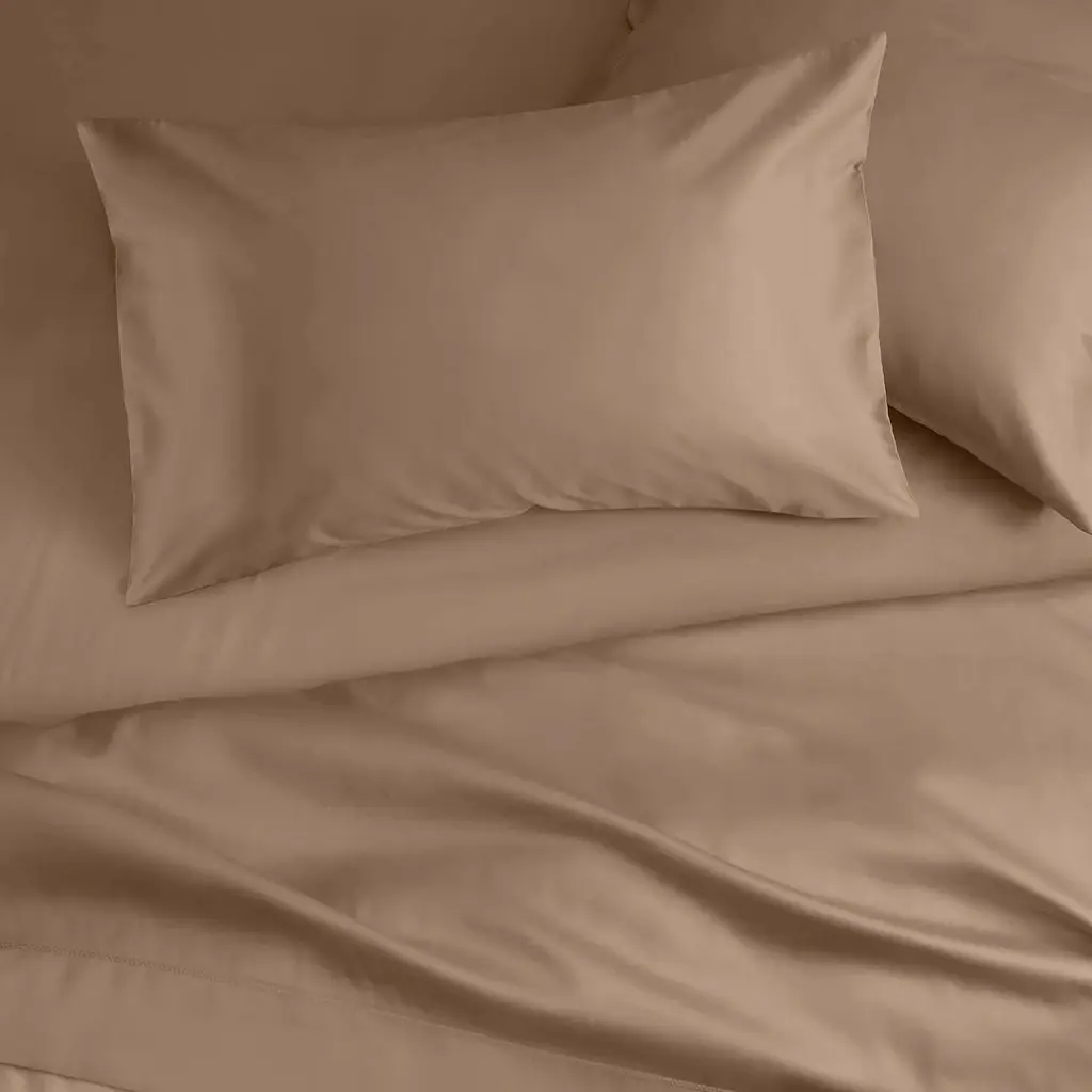 Підковдра Cosas сатин Beige Satin полуторна 160х220 см (Сатин_Кофе_160P) - фото 2