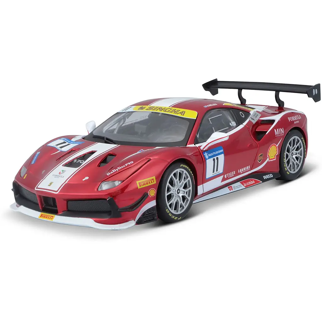 Авто-конструктор Bburago Ferrari 488 Challenge 1:24 (18-26586) - фото 2