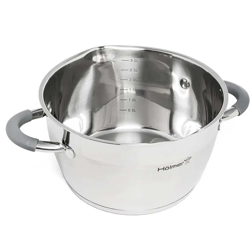 Каструля Holmer CR-16536-SSGD Chef Assistant з кришкою 3.4 л (CR-16536-SSGD Chef Assistant) - фото 4