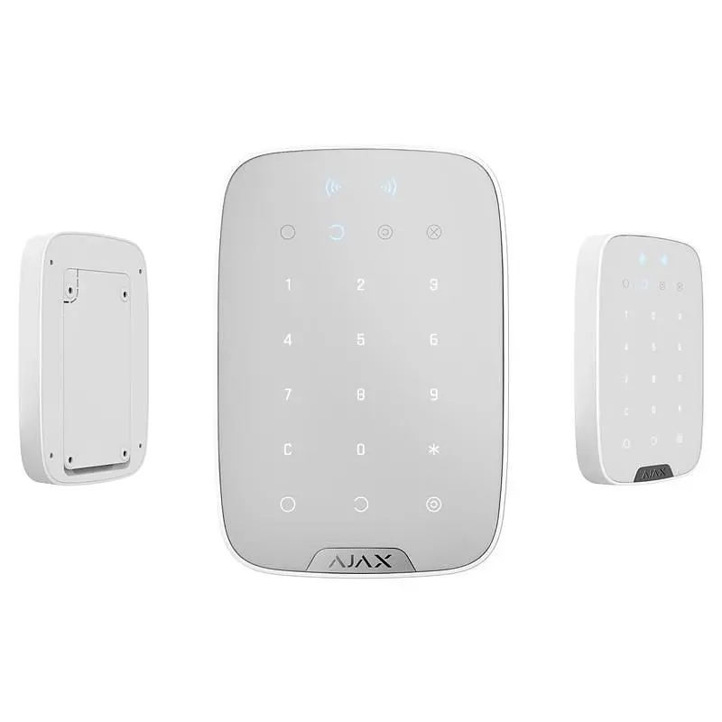 Беспроводная сенсорная клавиатура Ajax KeyPad Plus White (26078.83.WH) - фото 4