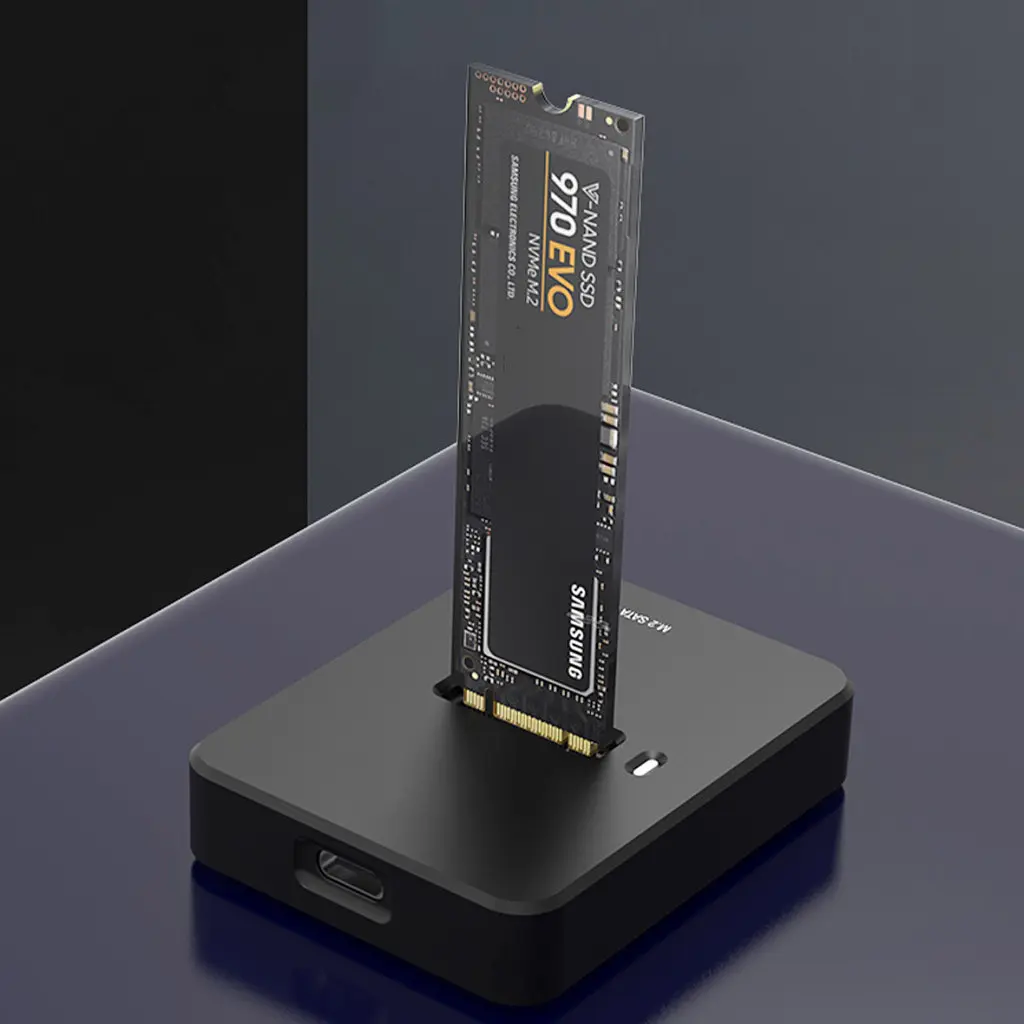 Док-станція для накопичувачів Gembird USB Type-C M.2 SATA NVME SSD (DD-U3M2) - фото 5