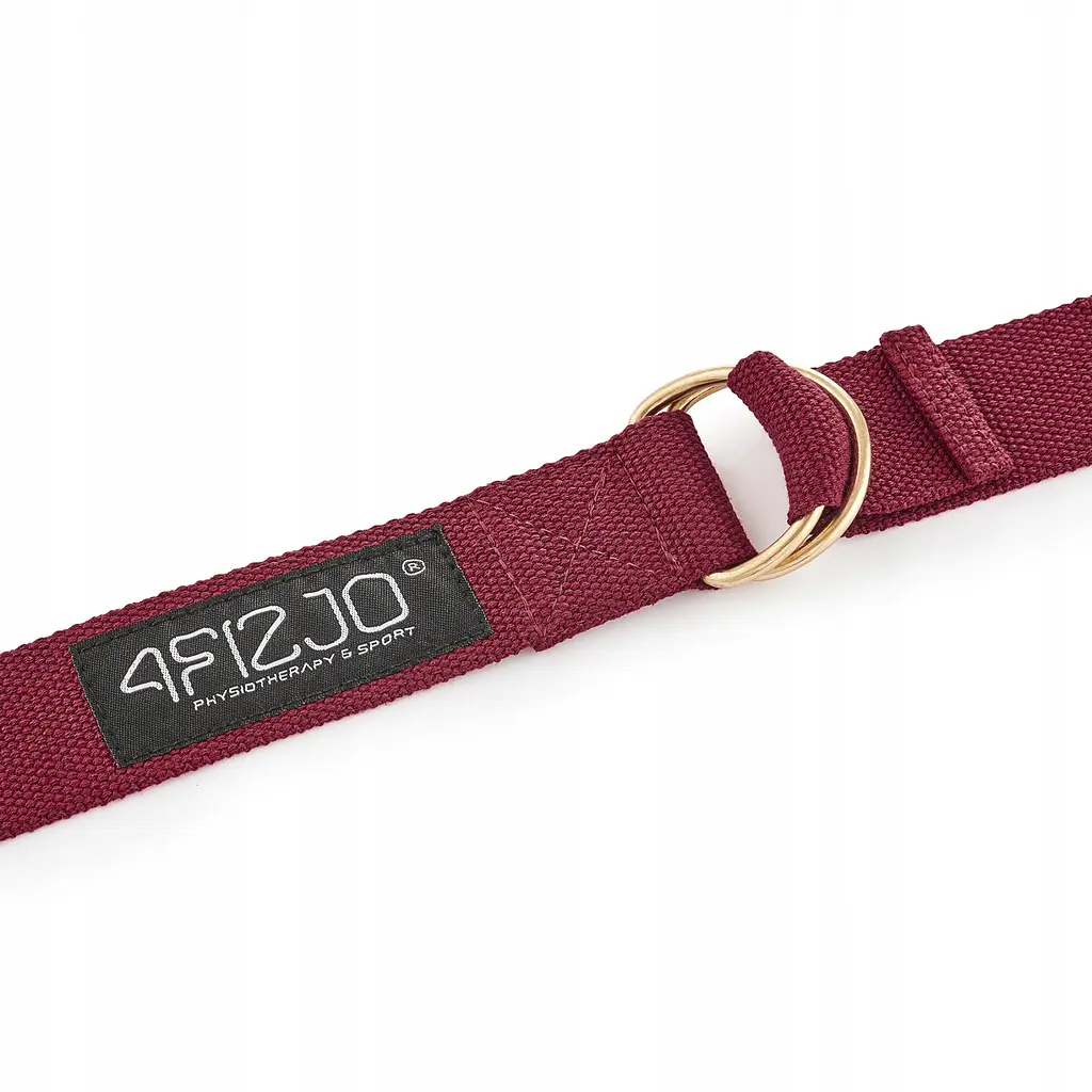 Ремінь для йоги 4FIZJO 300 см 4FJ0526 Red (P-5907739315373) - фото 4