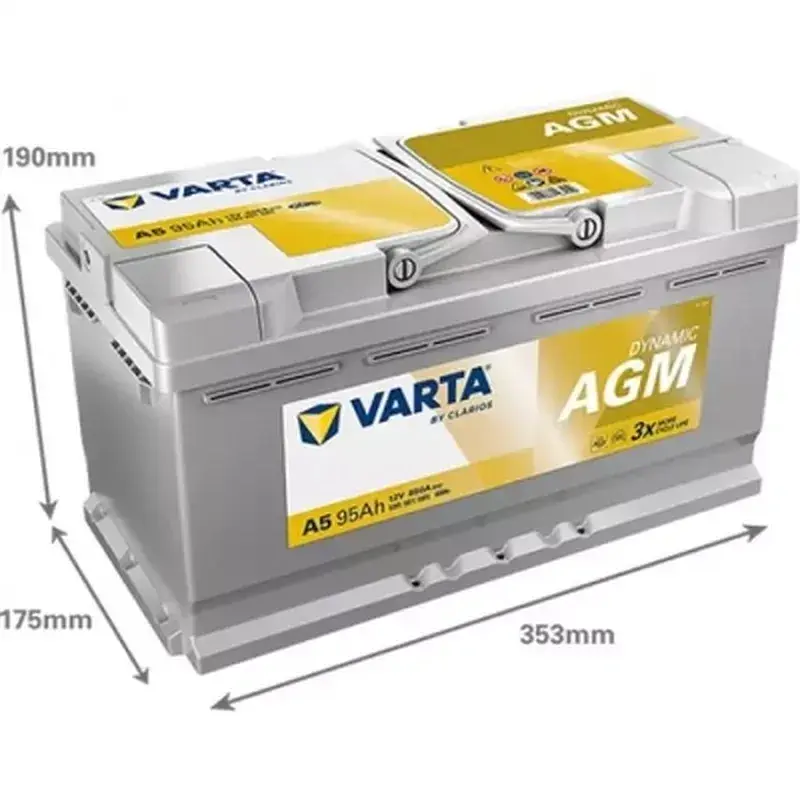 Акумулятор автомобільний Varta Silver Dynamic AGM 95А Ев (-/+) G14 (850EN) (595901085) - фото 3
