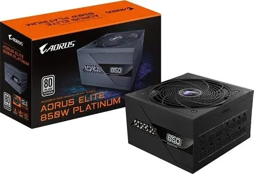 Блок живлення 850 Вт, AORUS ELITE P850 W, Black, модульний Gigabyte teh0028988 - фото 6
