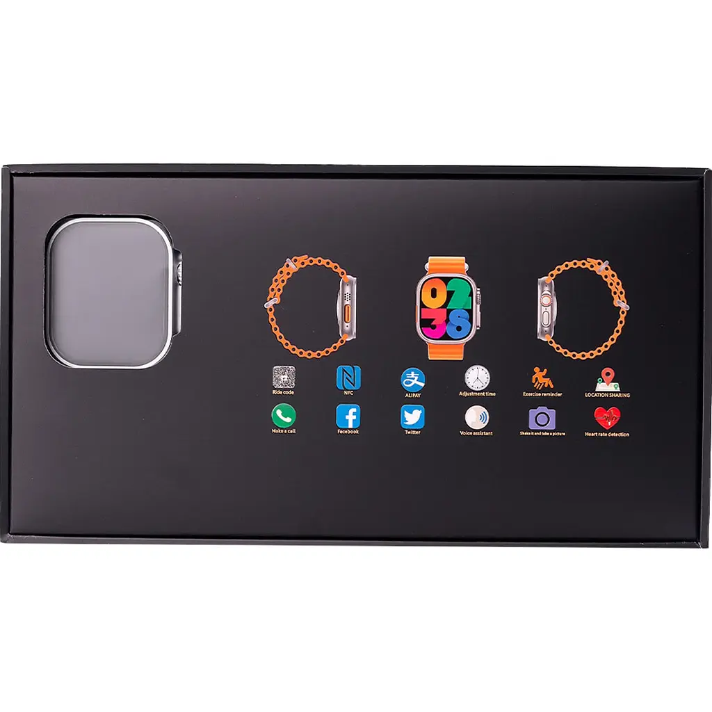 Смарт-часы SmartX8 Ultra с функцией звонка оранжевый (SWS8UO) - фото 7