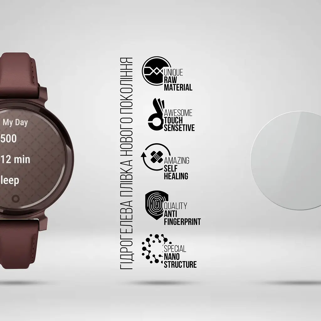 Гідрогелева плівка на годинники Garmin Lily 2 ArmorStandart захисна плівка для смарт годинників прозора (ARM86963) - фото 2