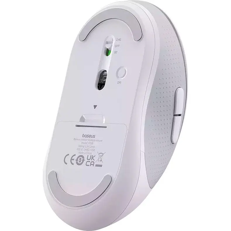 Миша Baseus F02 Ergonomic White [B01055505211-01] [129414] - фото 3