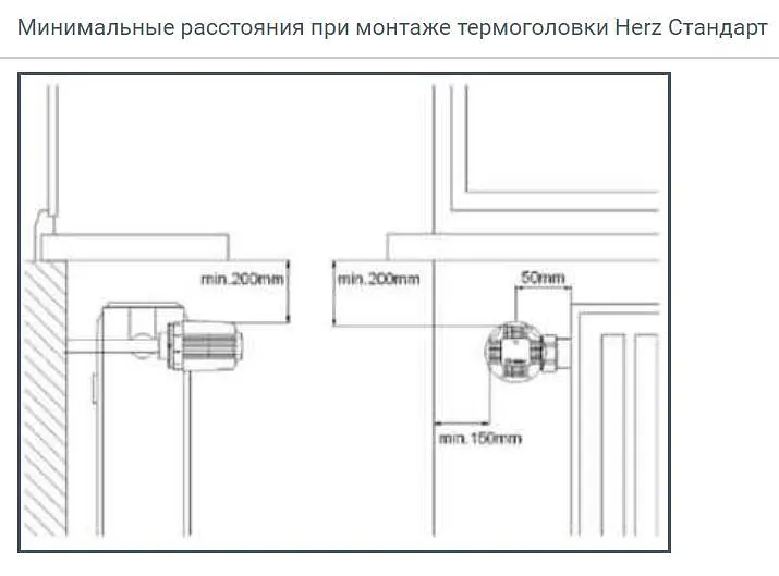 Термостатическая головка для радиатора Herz Стандарт 6-28°C М28х1,5 (1726006) 30412 - фото 8