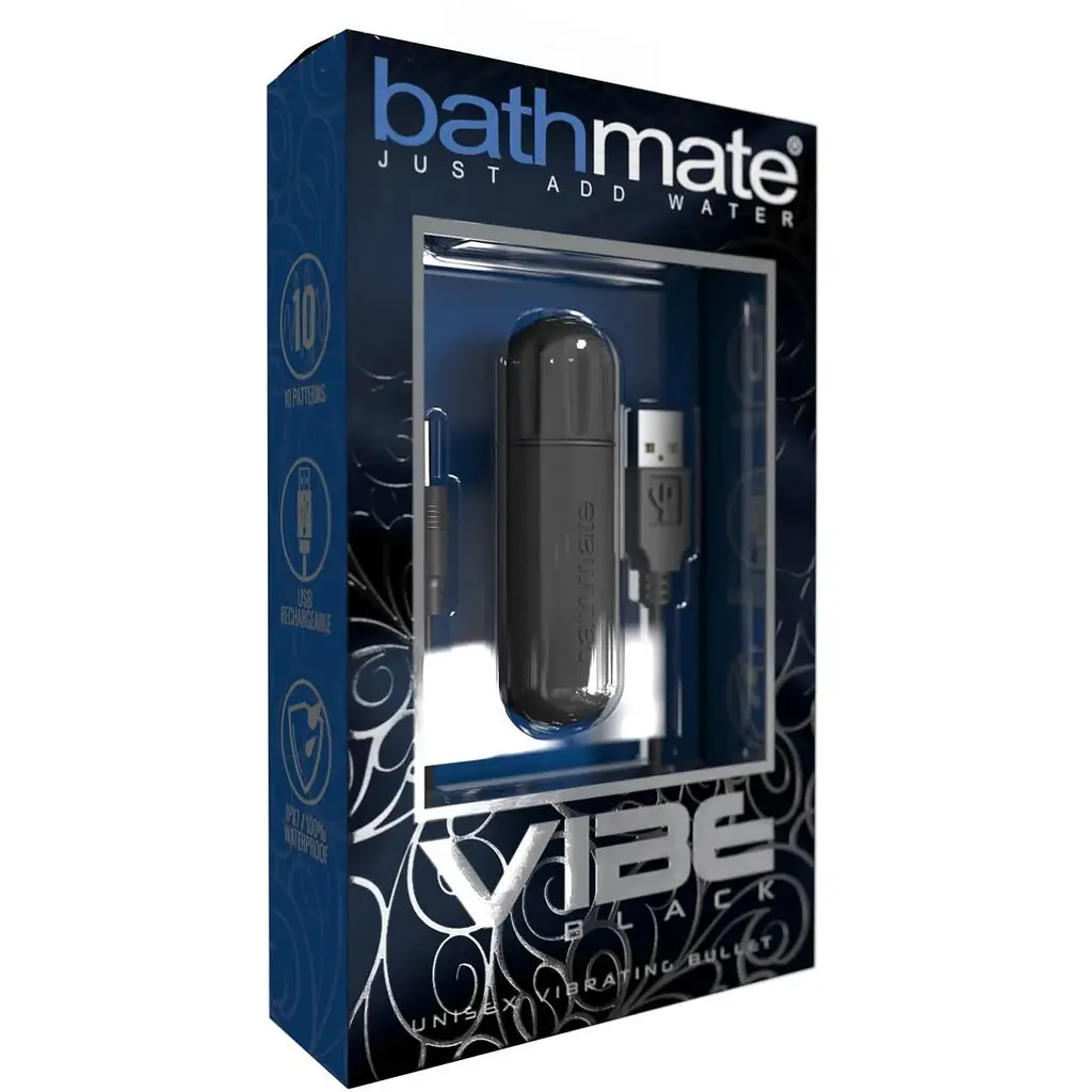 Вибропуля Bathmate Vibe Bullet Black глубокая вибрация - фото 3