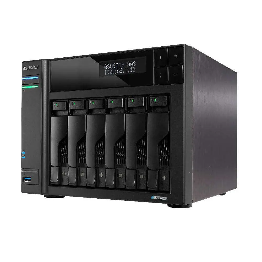 Сетевой накопитель Asustor Lockerstor 6 Gen2 (AS6706T) Black - фото 2