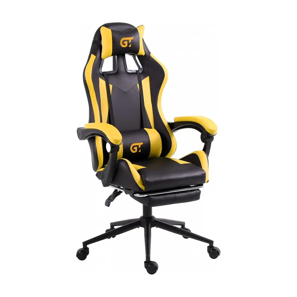 Крісло ігрове GT Racer X-2323 Black/Yellow - фото 2
