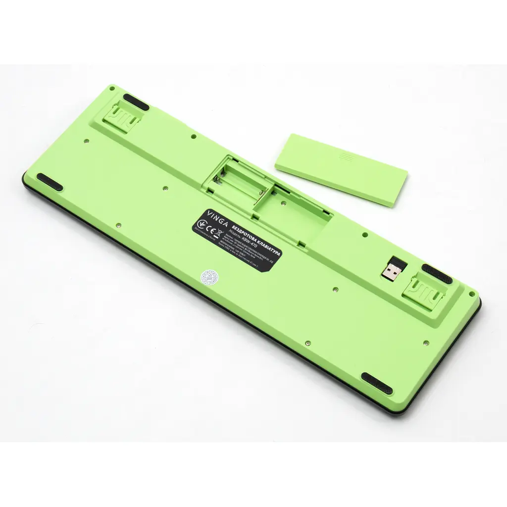 Клавіатура Vinga KBW-470 Wireless Gray (KBW-470 Gray) - фото 8